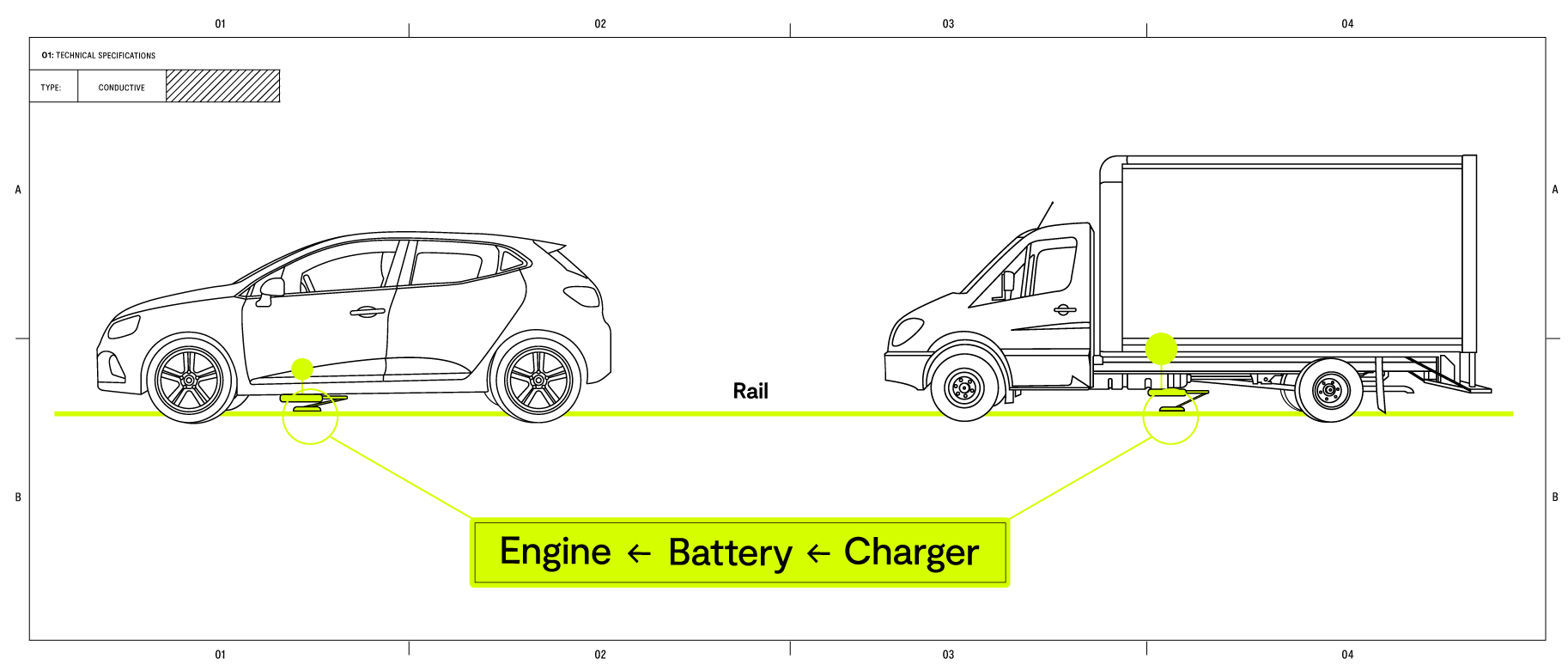 Evias technical drawing
