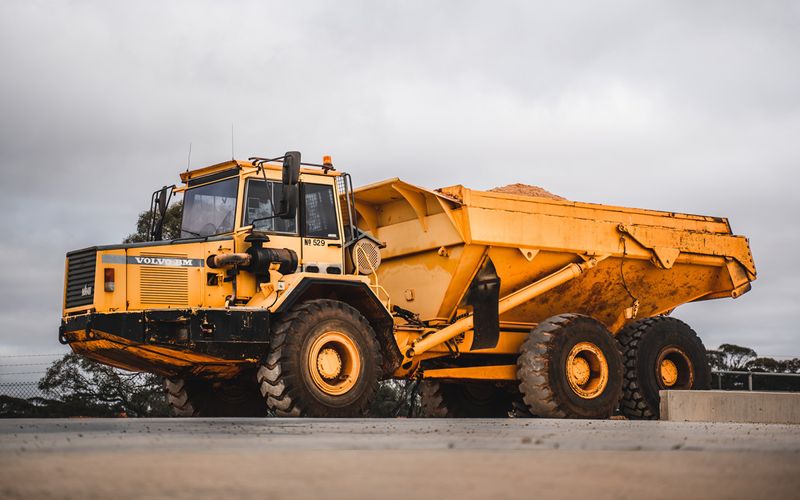 Big truck in a mine