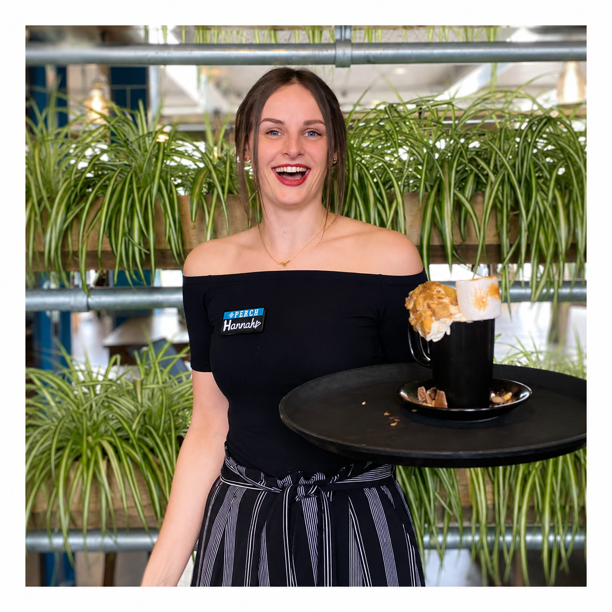 Hannah, manager at Perch on Lancing Beach