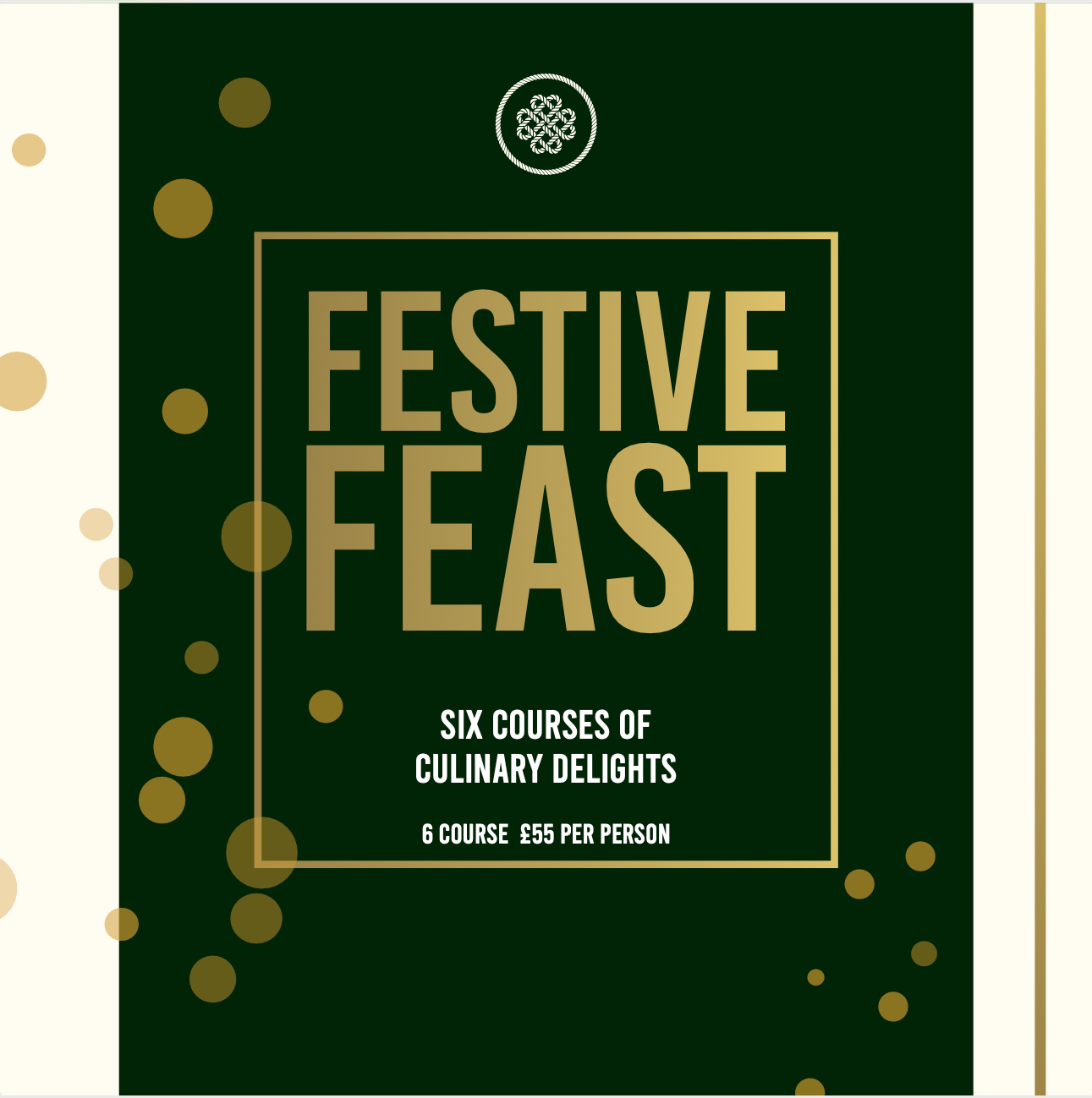 Pier Festive Feast, six courses