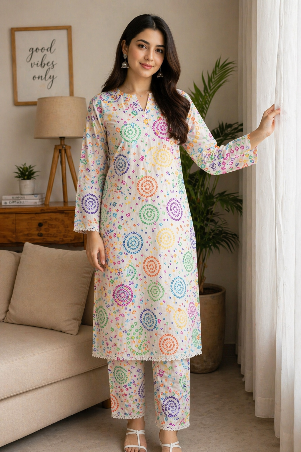 Multicolor Printed Lawn 2 Piece Suit  Unstitched All OVER – Elegant Casual Wear