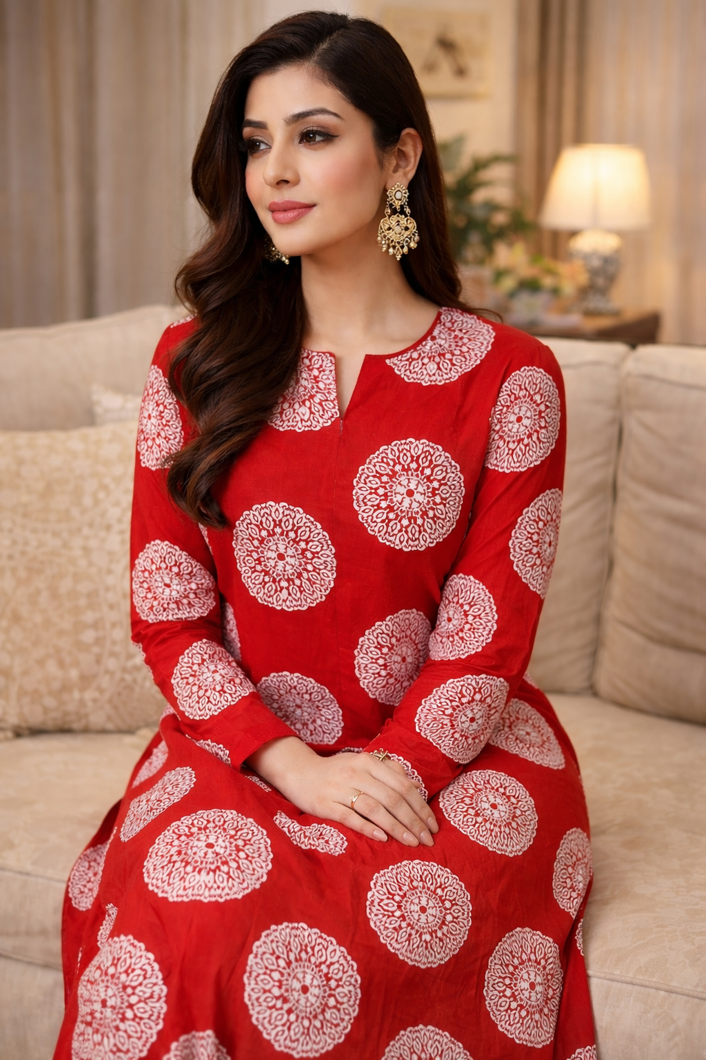 Ruby Mandala Lawn 2 Piece Suit ALLOVER – Qaddus Collection