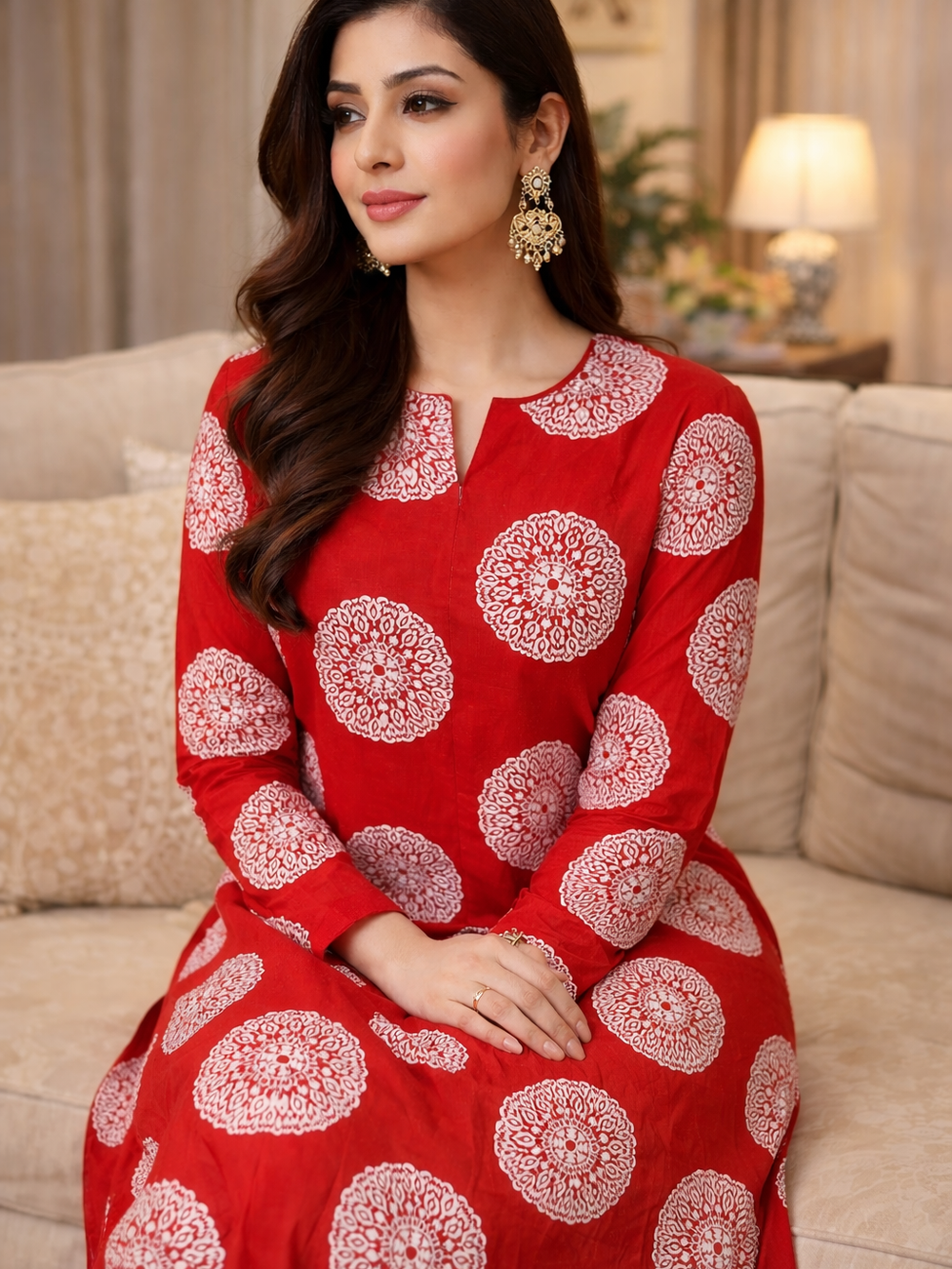 Ruby Mandala Lawn 2 Piece Suit ALLOVER – Qaddus Collection