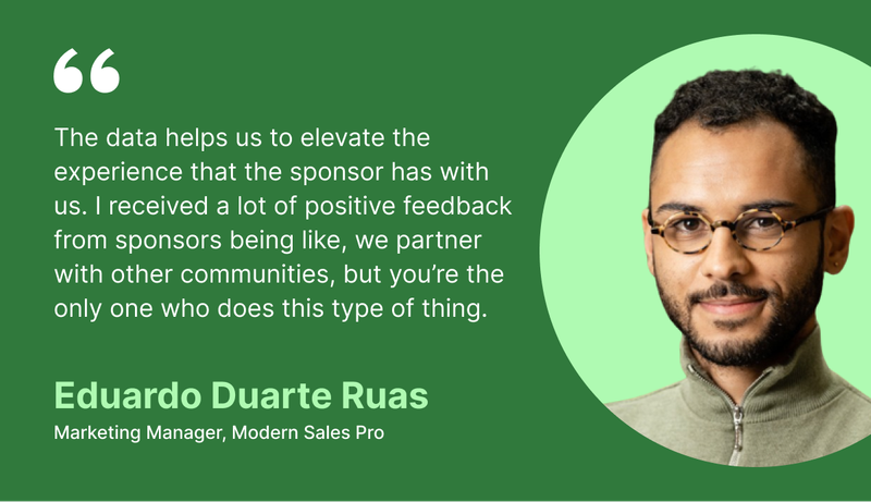 how data helps to elevate the sponsor experience - Eduardo Duarte Ruas