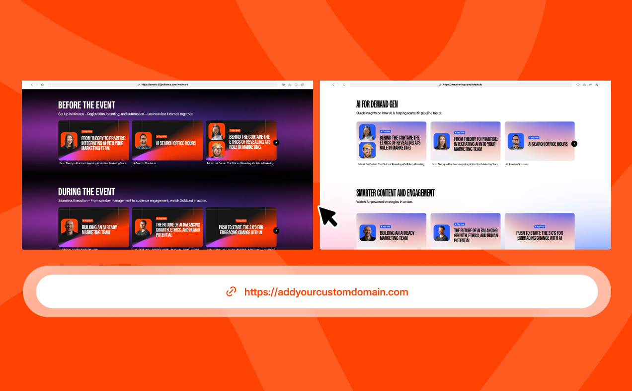 Make hub pages easier to remember and share.