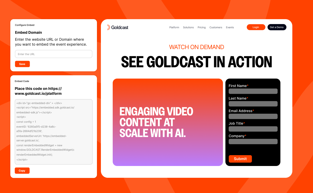 Embed with a few clicks.