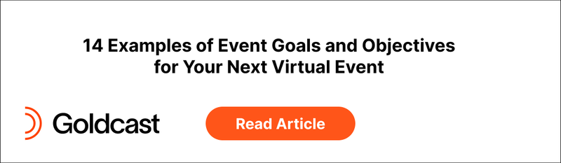 14 examples of event goals and objectives