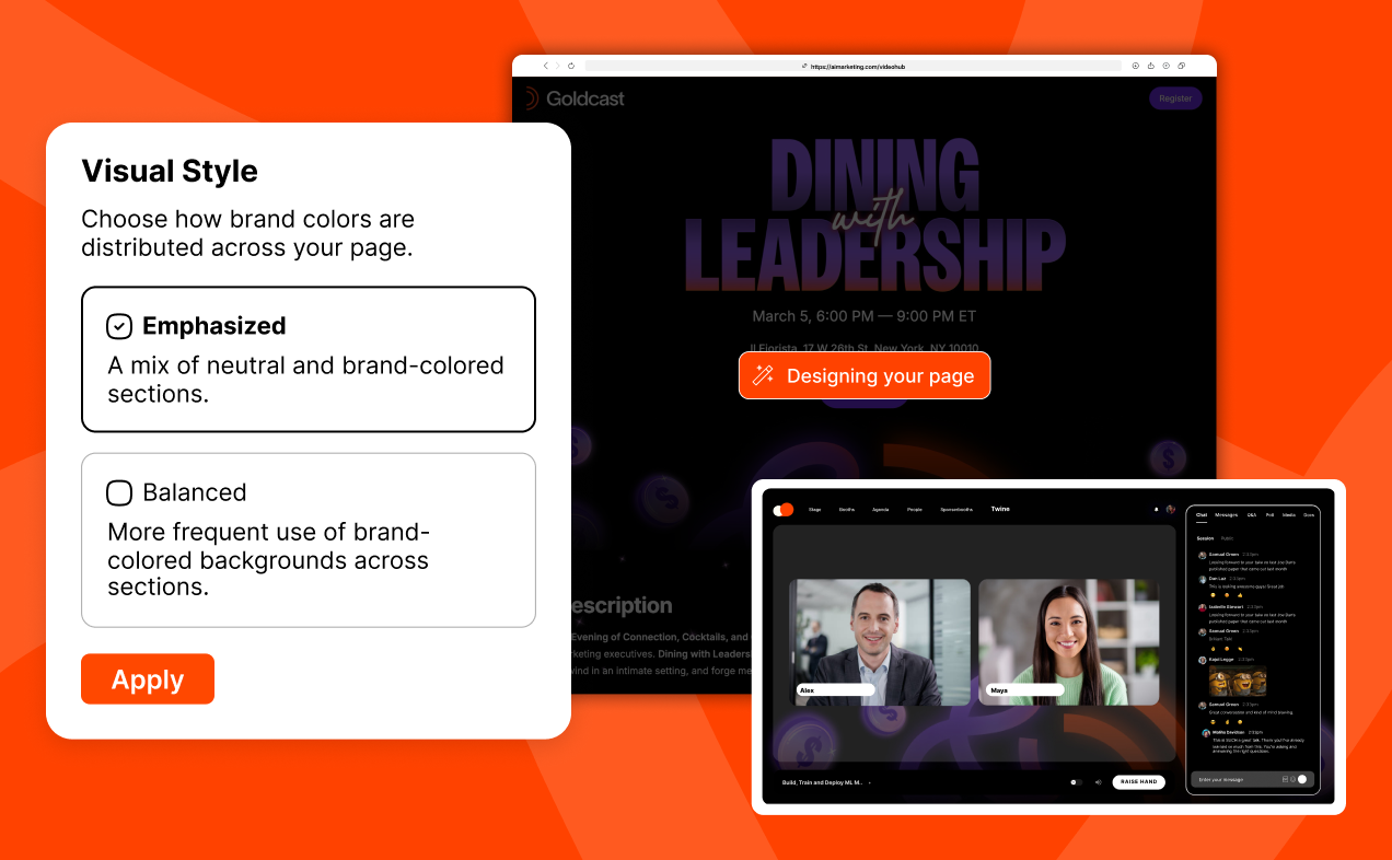 On-brand in minutes — not weeks.