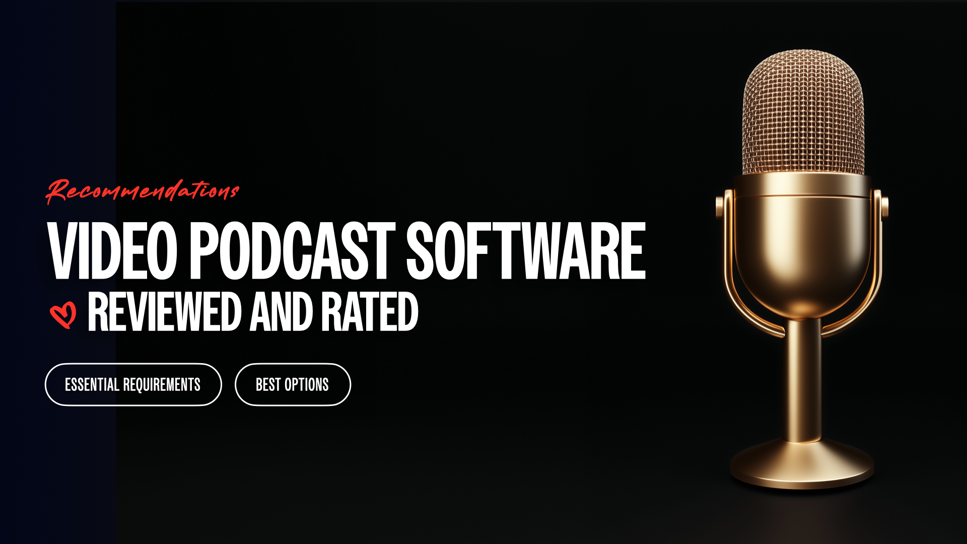 The 5 Best Video Podcast Software Options Reviewed and Rated