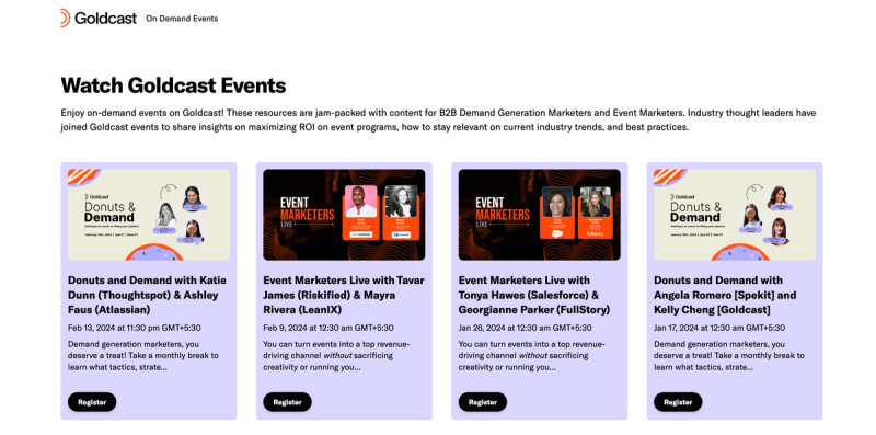 goldcast event hub
