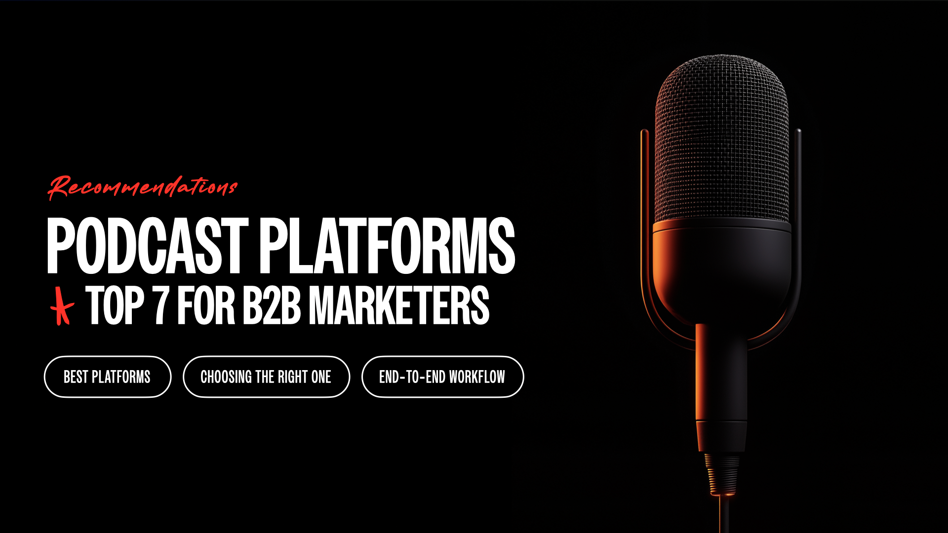 Top 7 Podcast Hosting Platforms for B2B Marketers