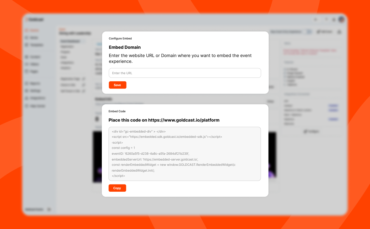 Embed with a few clicks.  
