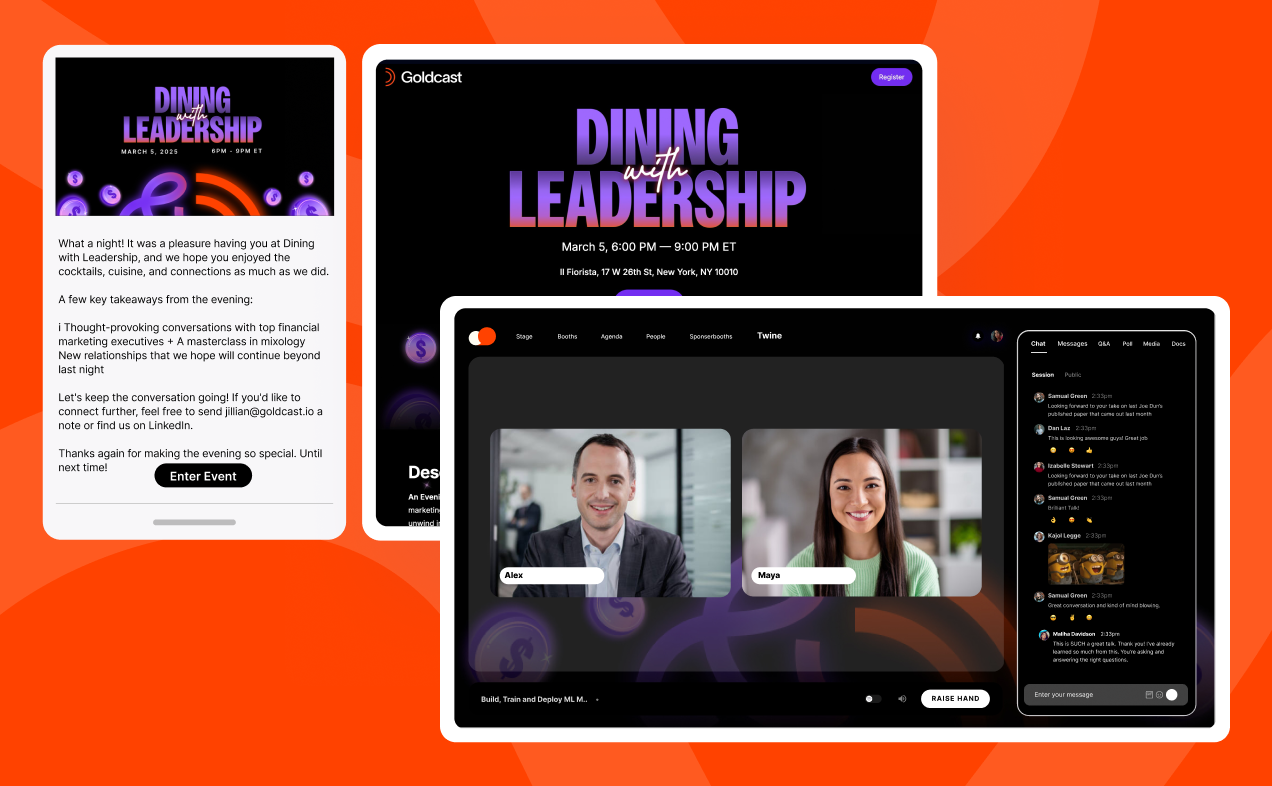 Your brand, across every event touchpoint.