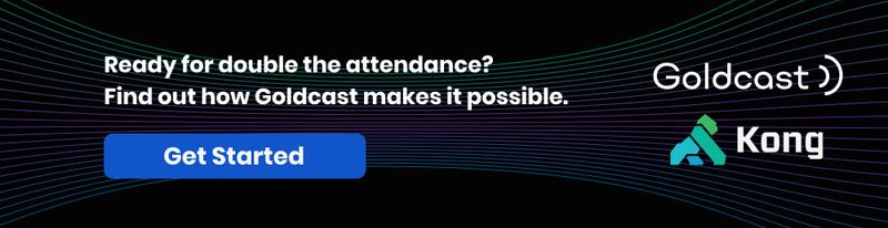 double event attendance with Goldcast