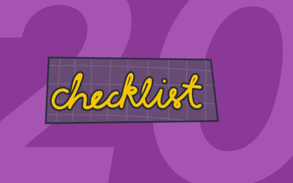 The 20-Point Checklist for Planning a Virtual Event