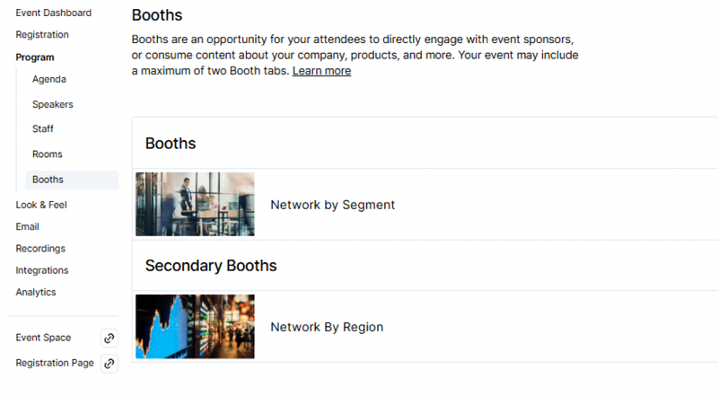 Secondary Booths
