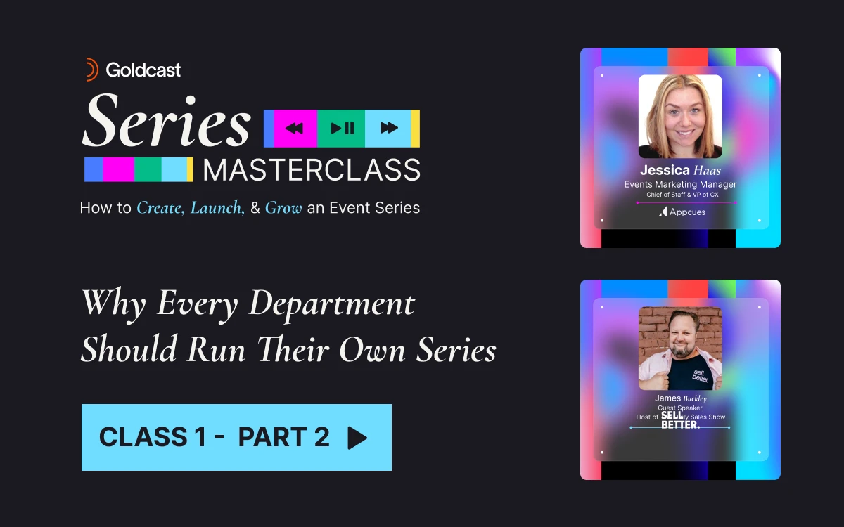 Event Series: Not Just For Marketers! Here's How To Get Other Departments Involved
