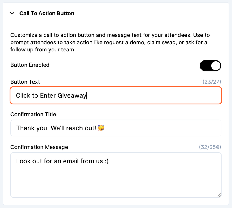 Goldcast CTA Button
