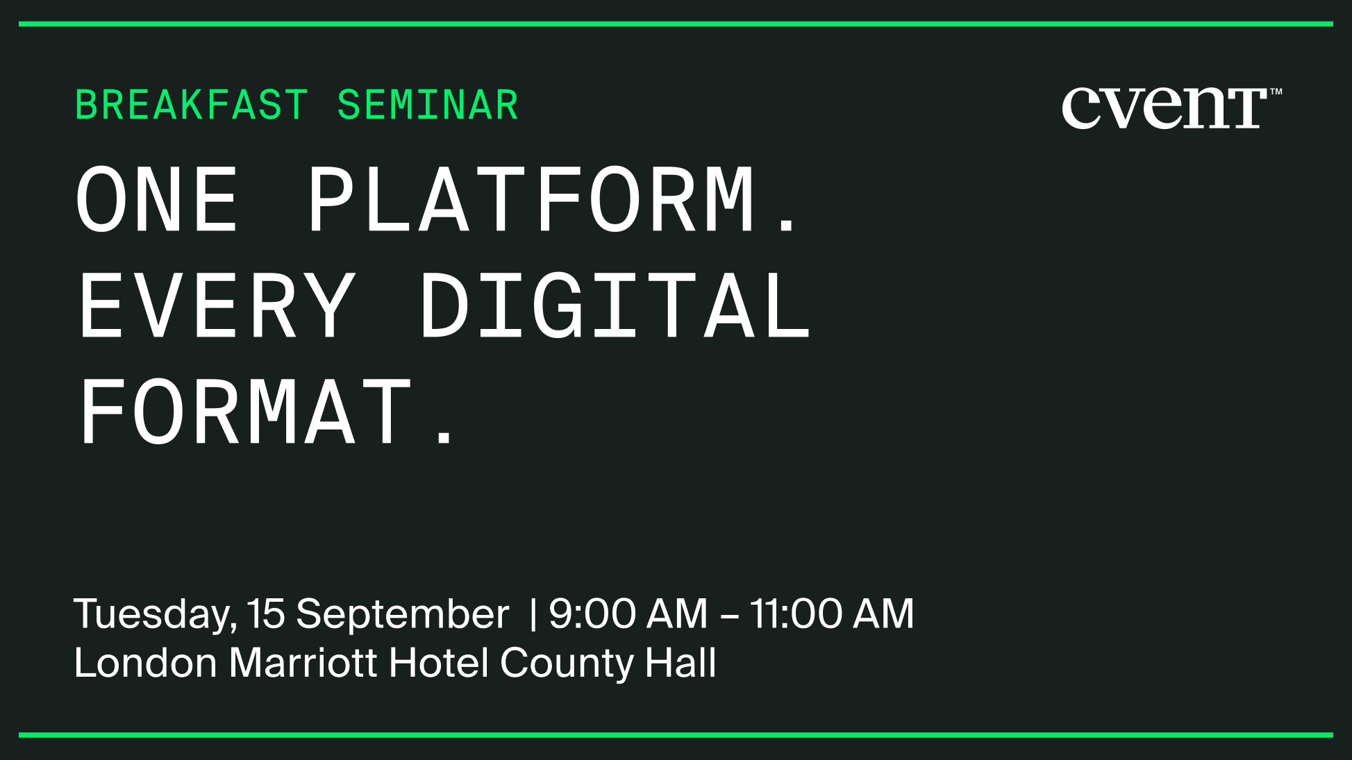 One connected platform for every digital format. More visibility into every result.