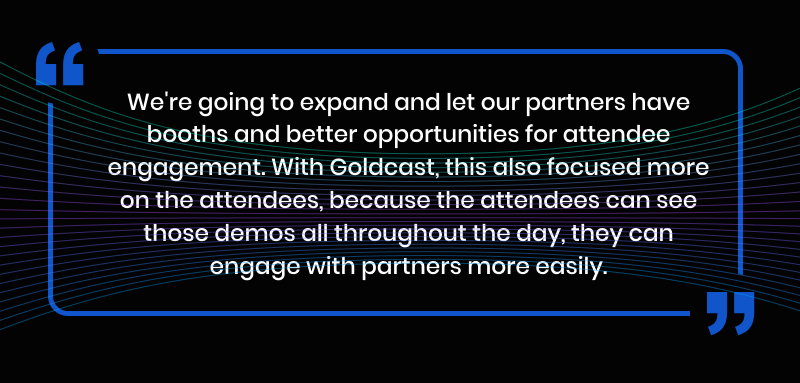 using virtual event booths for partners