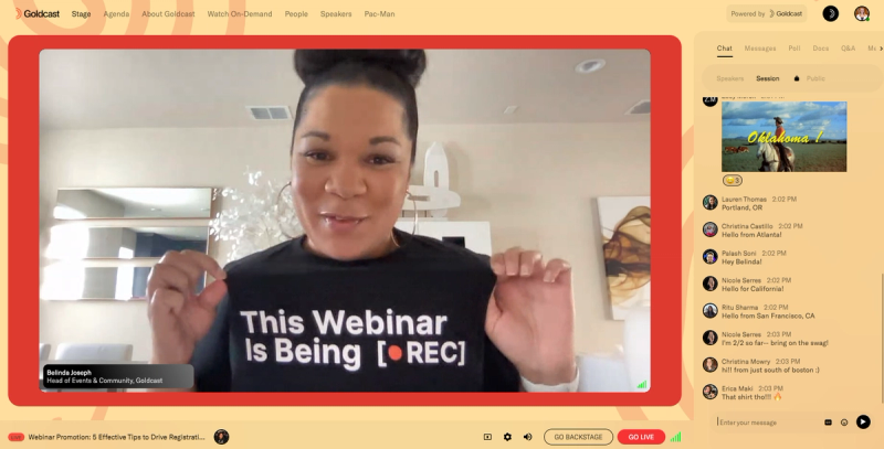 the webinar is recorded - webinar series