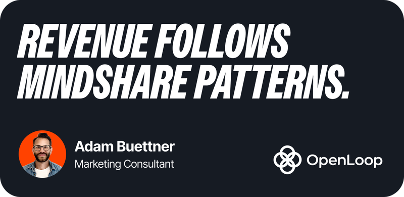 revenue follows mindshare patterns