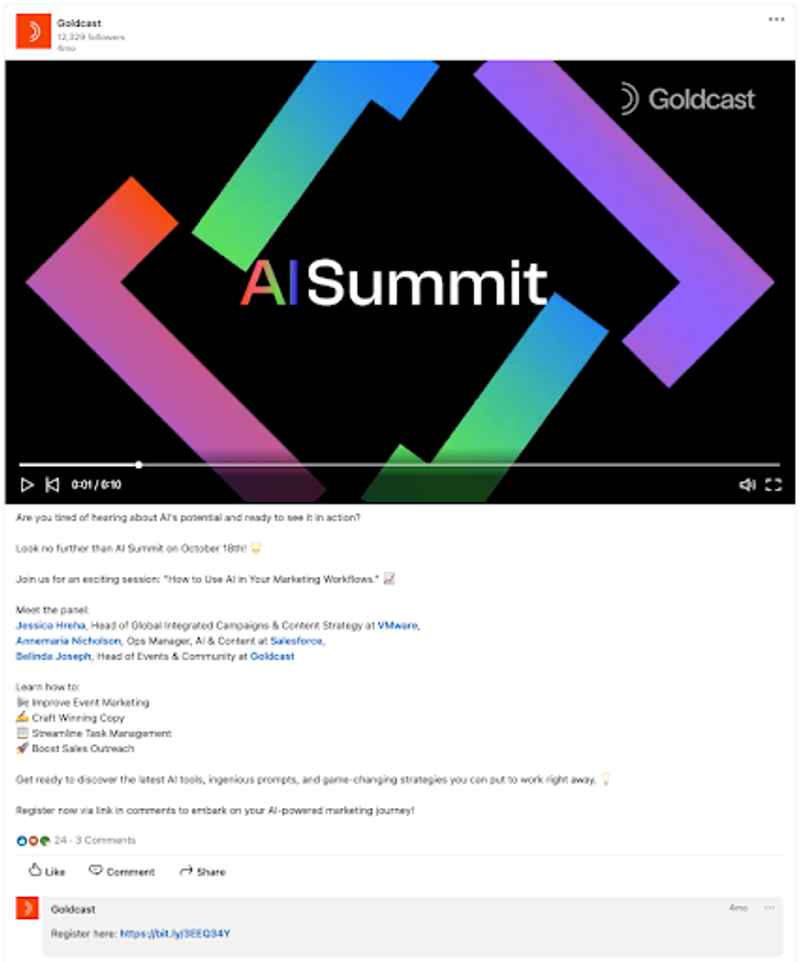 goldcast pn linkedin