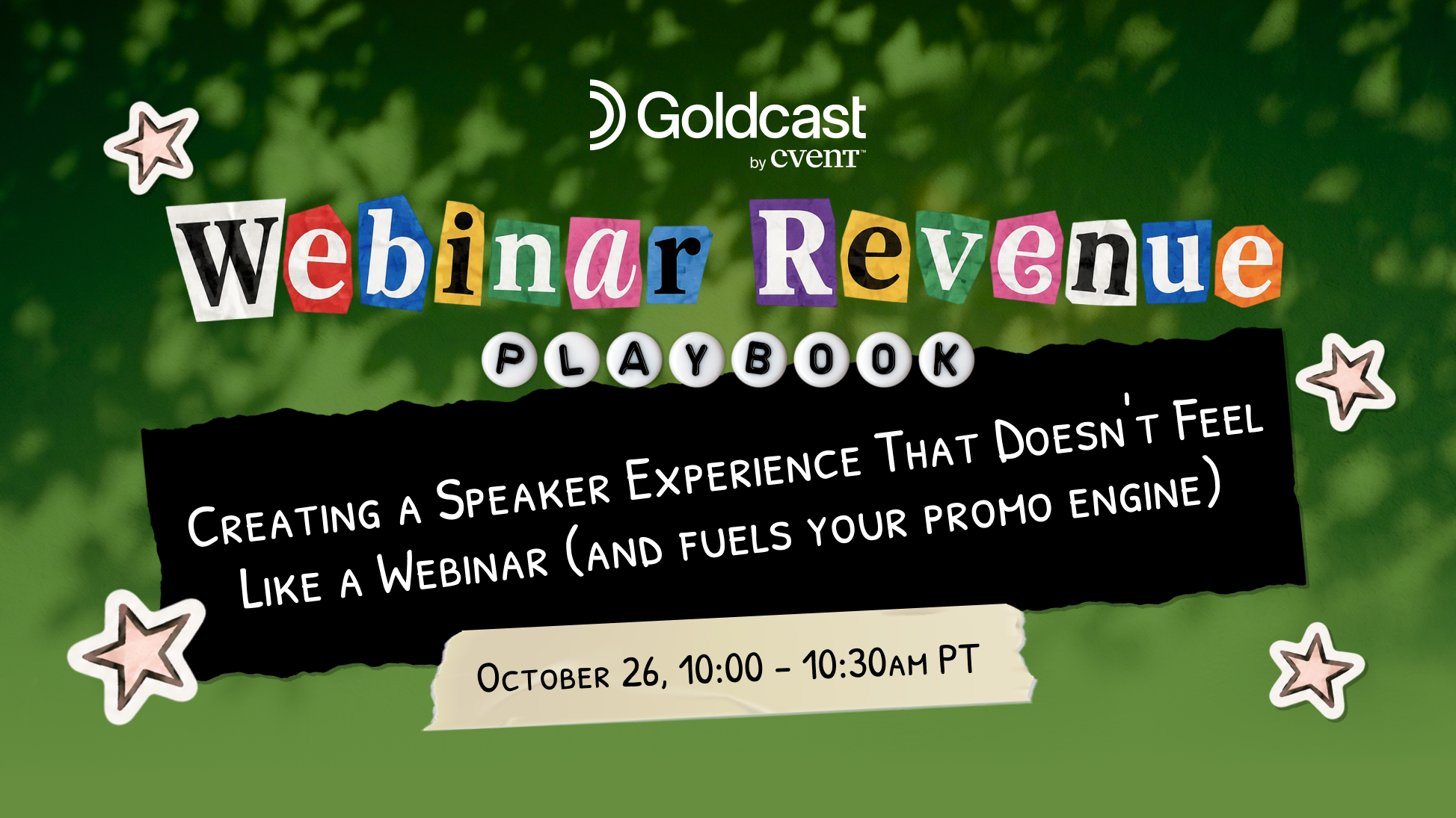 Creating a Speaker Experience That Doesn't Feel Like a Webinar