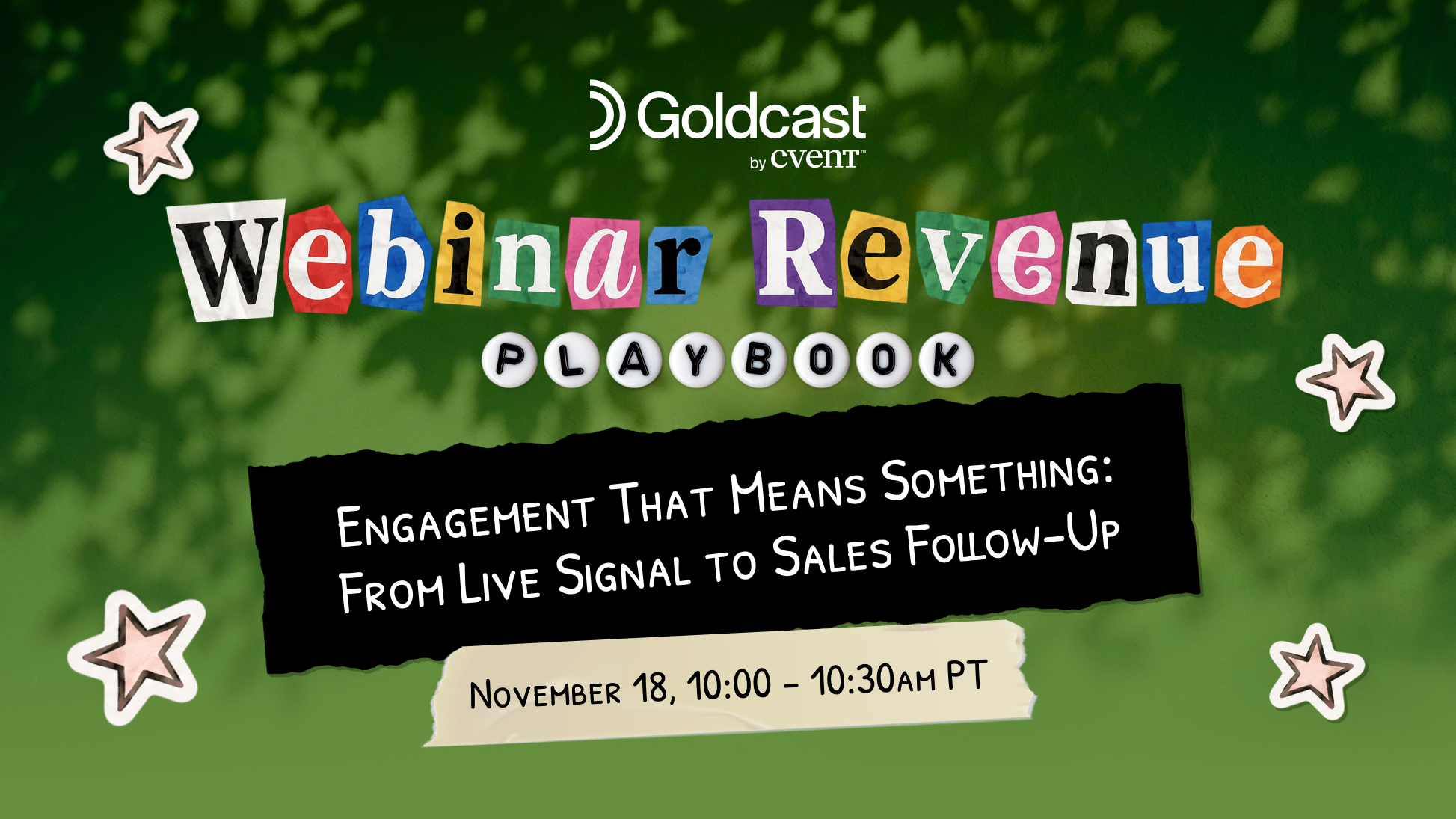 Engagement That Means Something: From Live Signal to Sales Follow-Up
