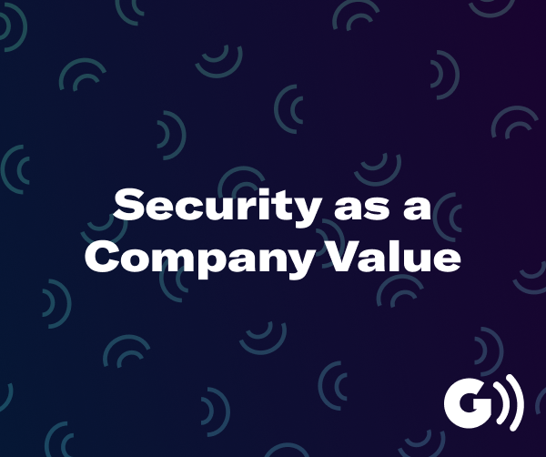 Security as a Company Value
