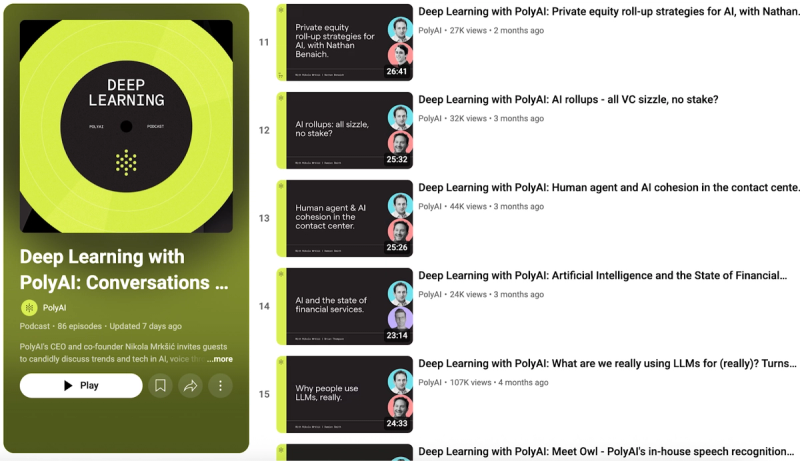 PolyAI's podcast