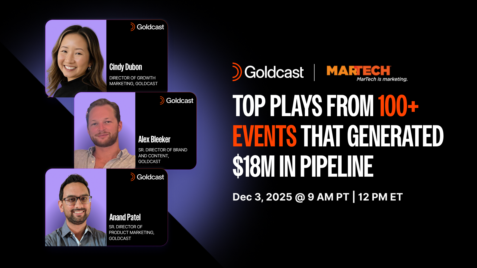 Top Plays from 100+ Events That Generated $18M in Pipeline