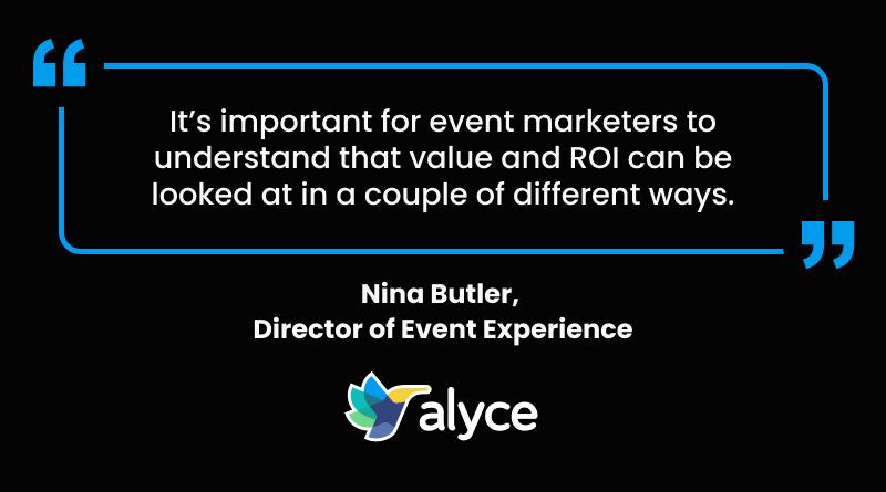 Event marketing ROI