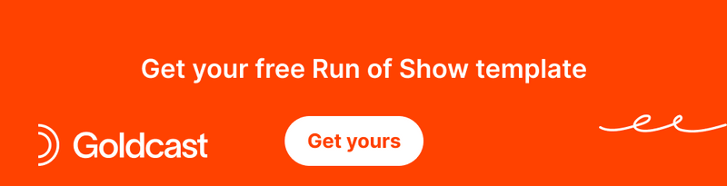 Get your free Run of Show template
