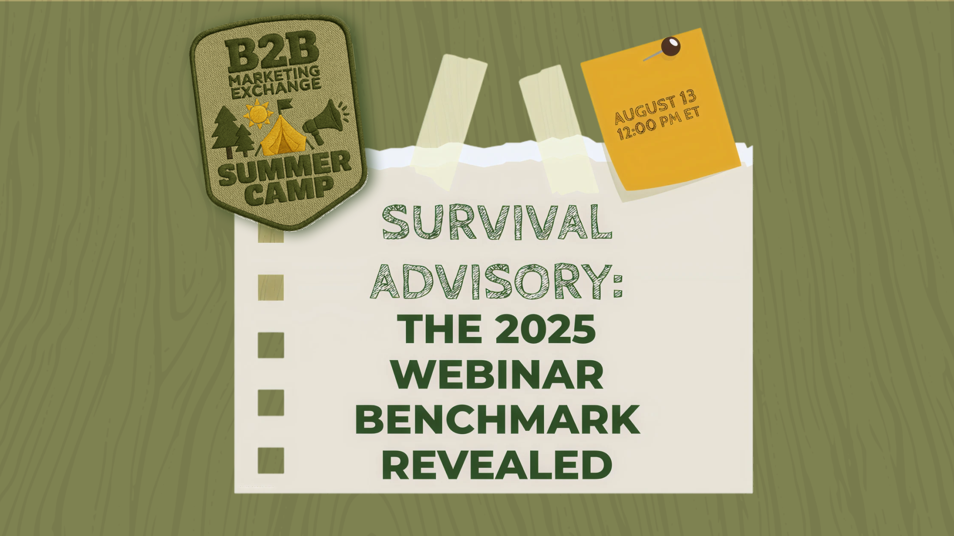 Survival Advisory: The 2025 Webinar Benchmark Revealed