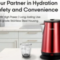 Syinix Syinix 2.2L Electric Kettle - Red thumbnail 2