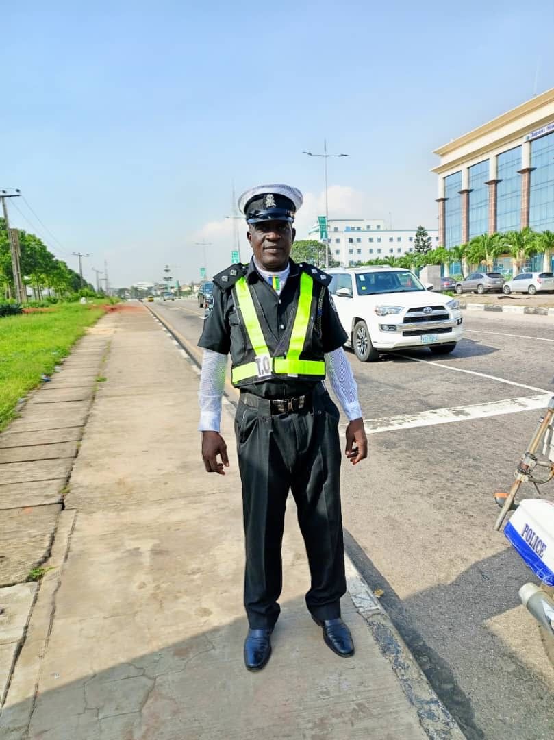 Dad on duty