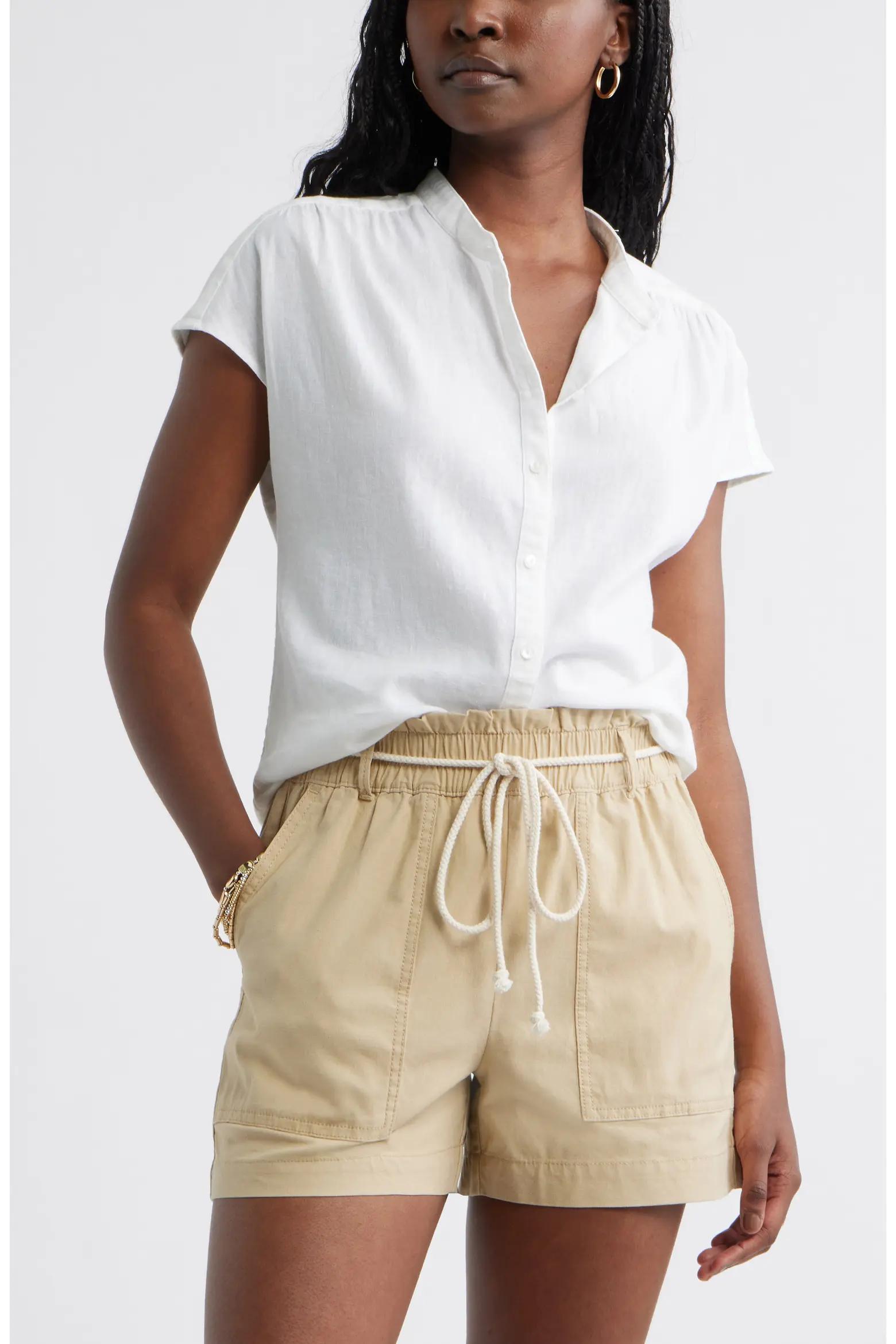 White Shorts