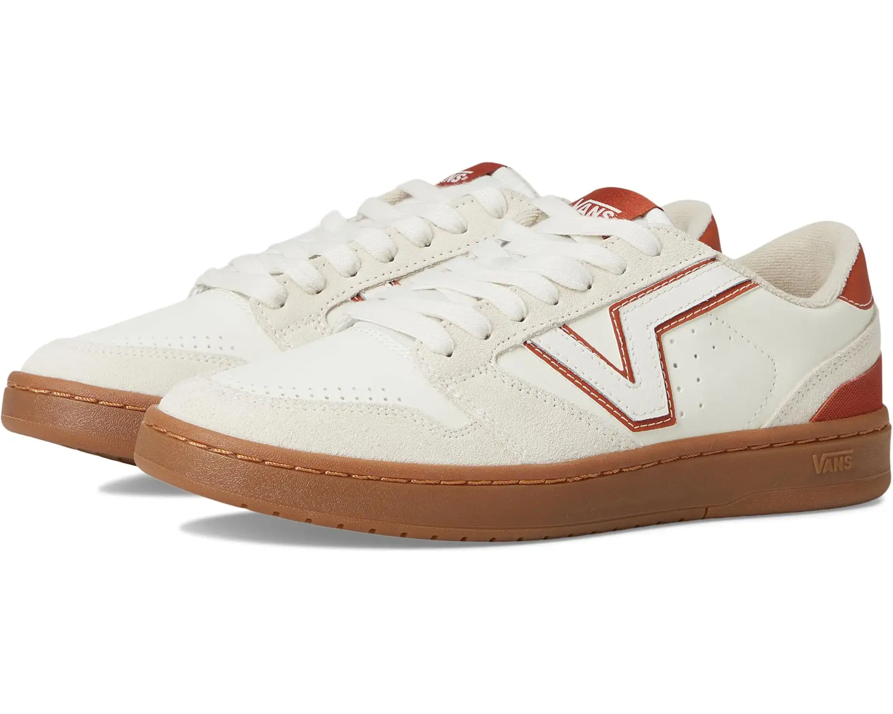 Cream Low-Top Sneakers