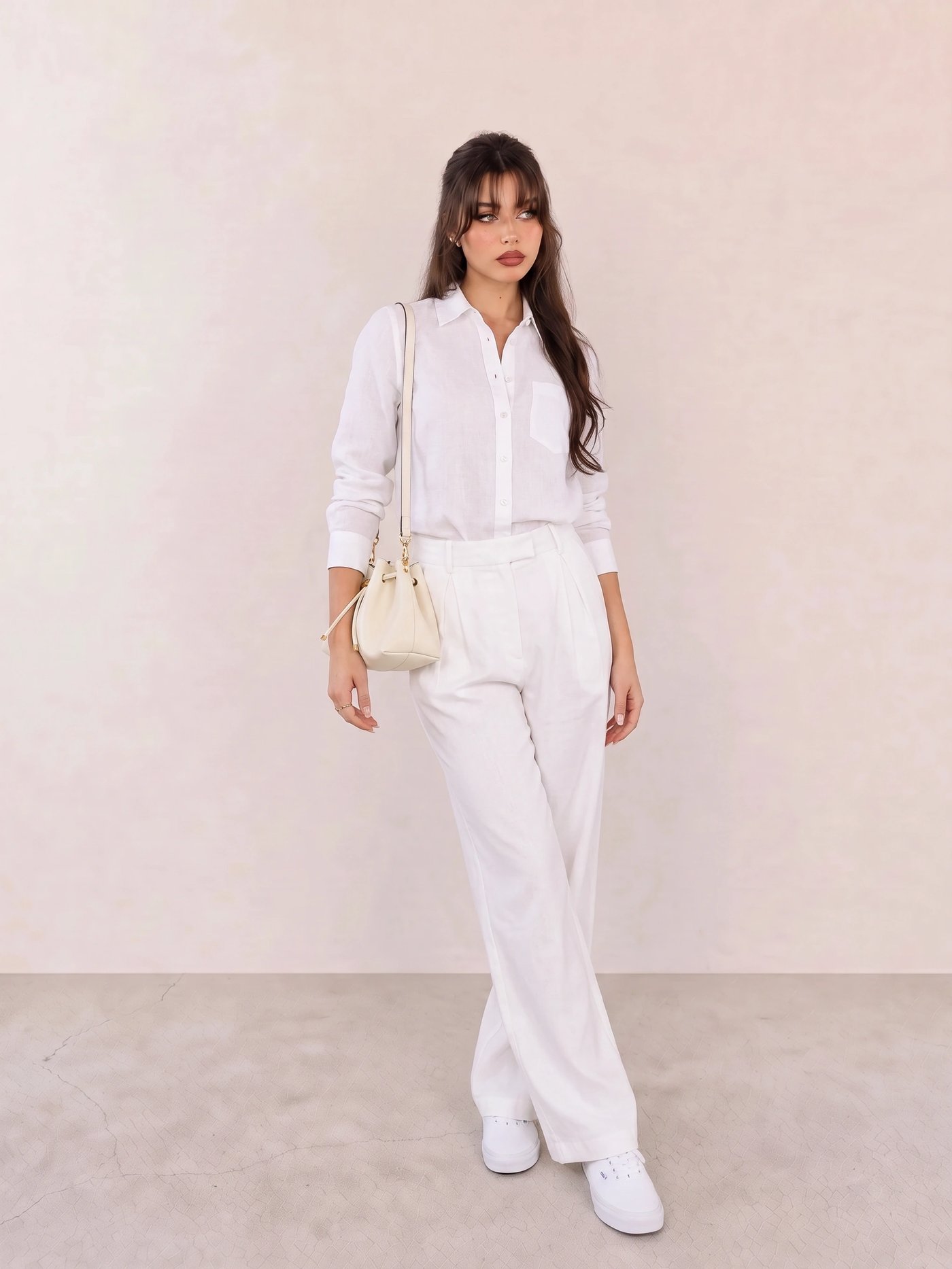 Pure White Outfit 04