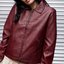 Burgundy Leather Jacket