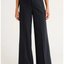 Marineblaue Marlenehose