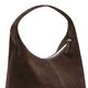 Brown Suede Hobo Bag