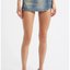 Denim Belted Mini Skirt