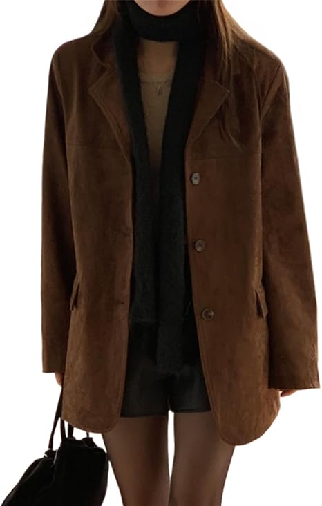 Brown Suede Blazer
