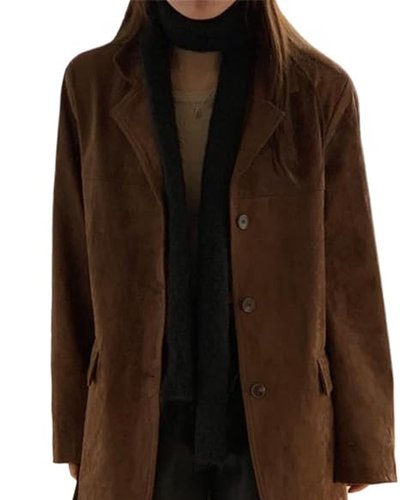 Brown Suede Blazer