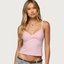 Pink Striped Fitted Cami
