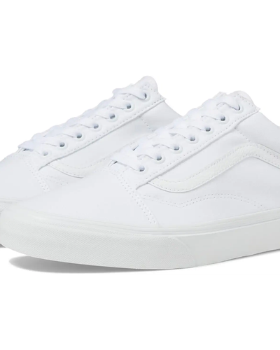 Weiße Low-Top-Sneaker