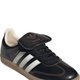 Black Leather Samba Sneakers