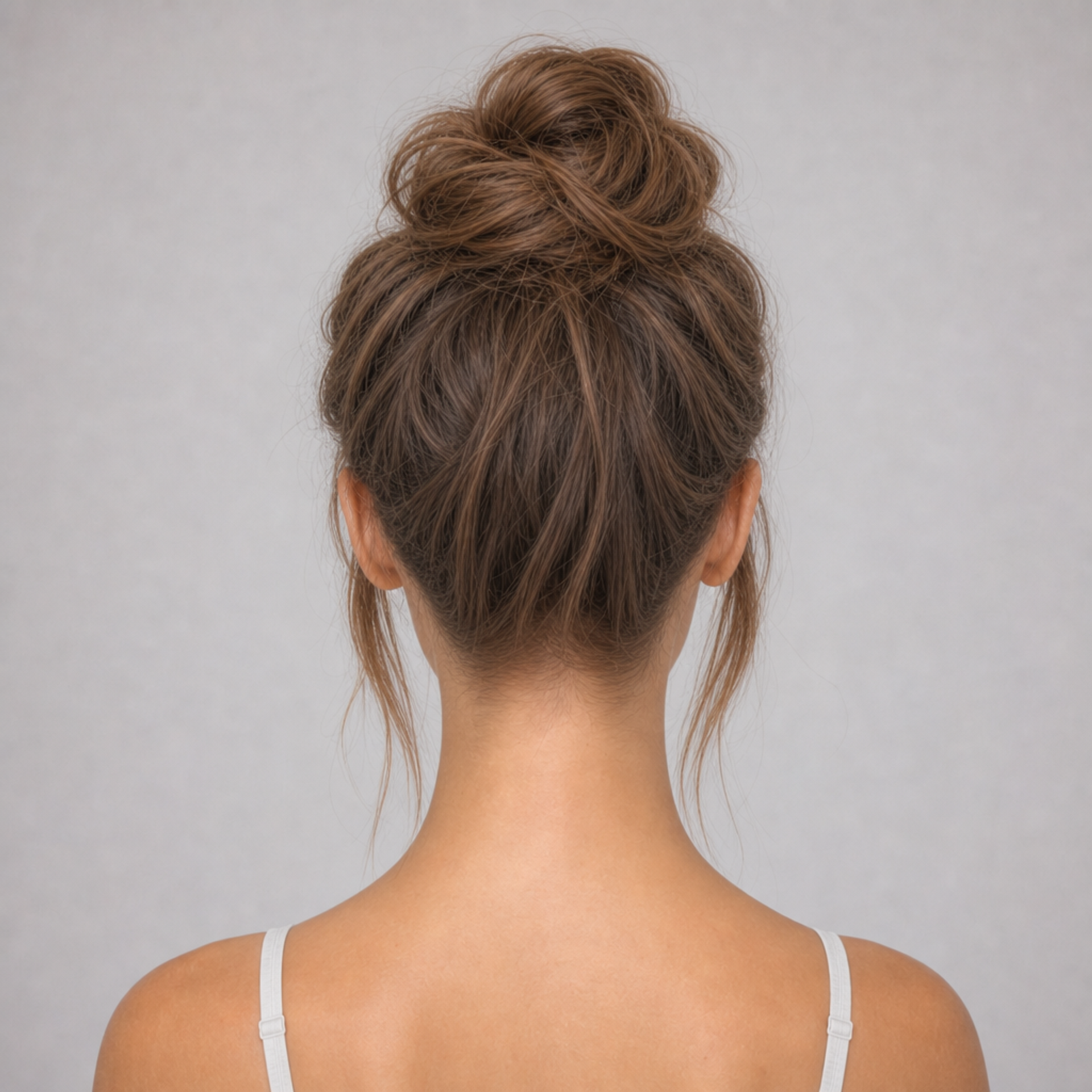 Textured Top Knot — angle 2